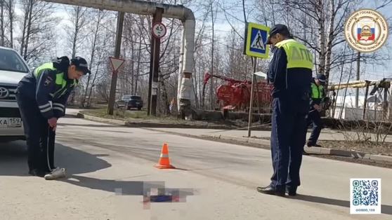В Краснокамске на пешеходном переходе сбили женщину 