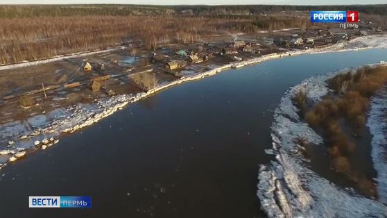 На многих реках Пермского края сформировались пики половодья