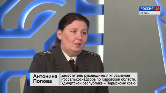 Гость студии: о работе Управления Россельхознадзора 