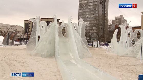 Из-за аномального потепления в Перми закрывают главный ледовый городок