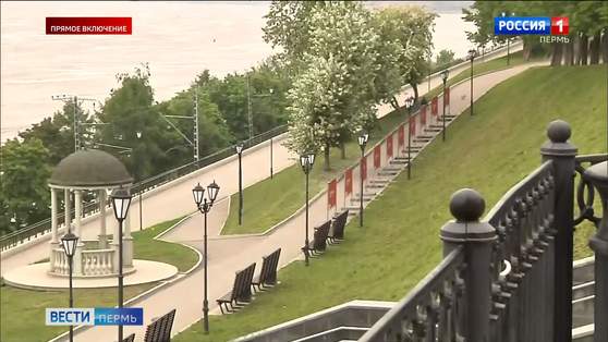 Пермская набережная опустела