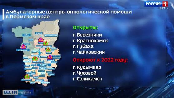 До 2022 года в Пермском крае откроют еще три новых онкологических центра 