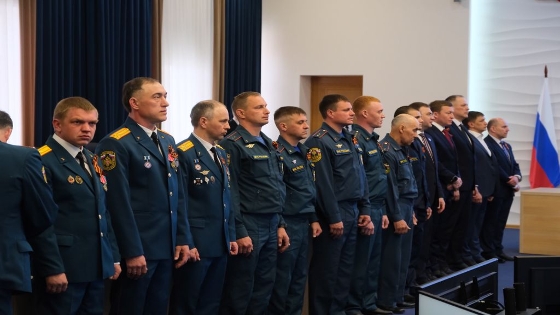 Глава Прикамья наградил сотрудников пожарной охраны, ликвидировавших последствия атаки БПЛА