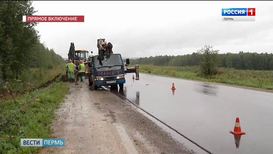 На трассе между Лысьвой и Чусовым устанавливают новый пункт весогабаритного контроля
