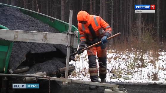 И так сойдёт: как в Кудымкаре ремонтируют федеральную трассу