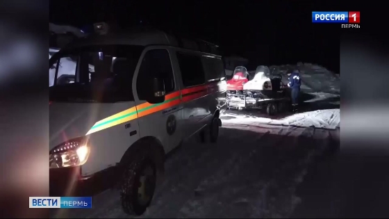 В Кунгурском округе спасатели вывели из леса заблудившихся снегоходчиков