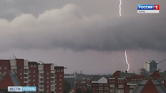 В Перми ожидается первая гроза