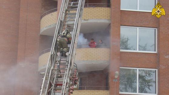 В Перми 14 человек спасено на пожаре в жилом доме