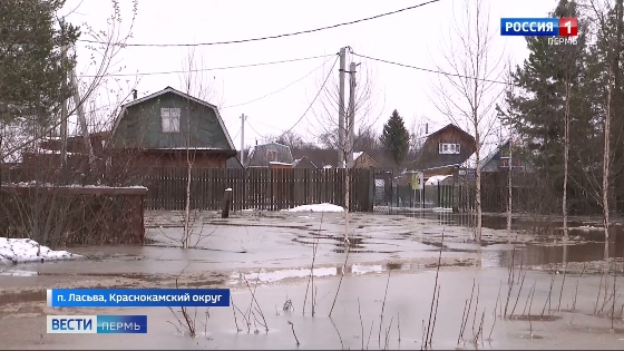 Большая вода в Ласьве пошла на спад