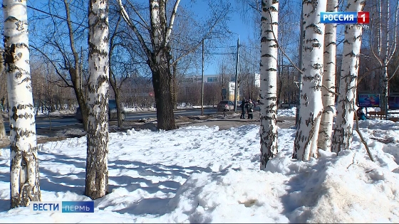В Перми немного потеплело