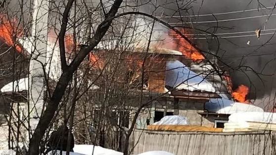 В Перми сгорел жилой дом