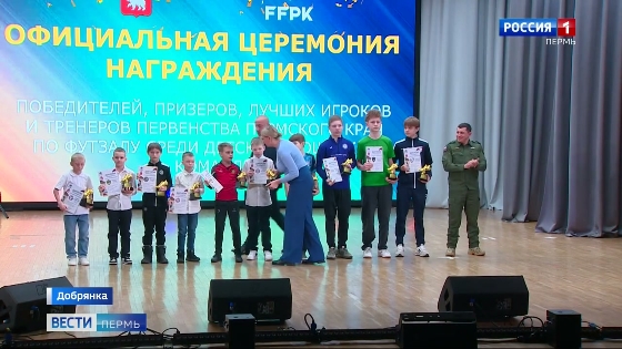 В Добрянке наградили участников первенства Пермского края по футзалу