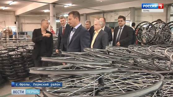 «Рама - карбон». Губернатор посетил производство велосипедов 