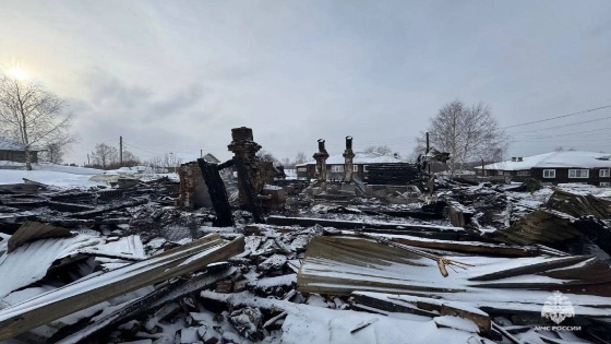 Два человека погибли на пожаре в Пермском крае