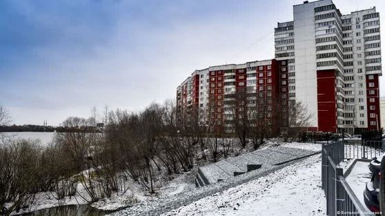 В Перми укрепили берег Мулянки около жилых домов