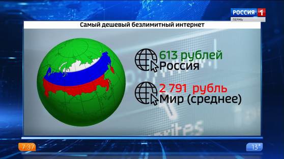 В России - самый дешевый безлимитный Интернет