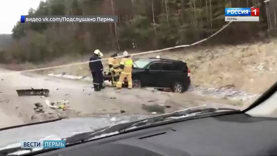 Гололед стал причиной серии ДТП в Пермском крае