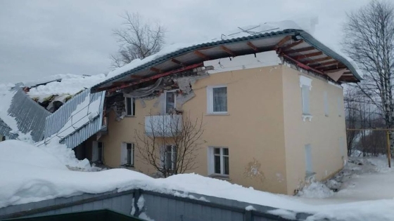 В Пермском крае по фактам обрушения кровель жилых домов возбуждены уголовные дела