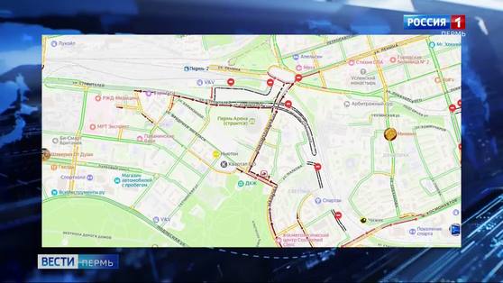 В районе ул. Локомотивной в Перми образовался серьезный затор
