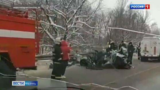 Виновник массовой аварии под Краснокамском арестован