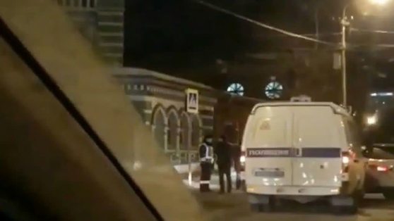 В Перми полицейская газель столкнулась с такси