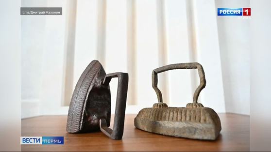 В ходе строительства рабочие нашли старинные утюги