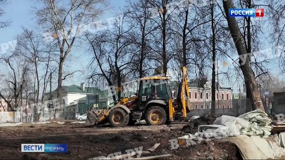 В Перми обустраивают новый Александровский сквер