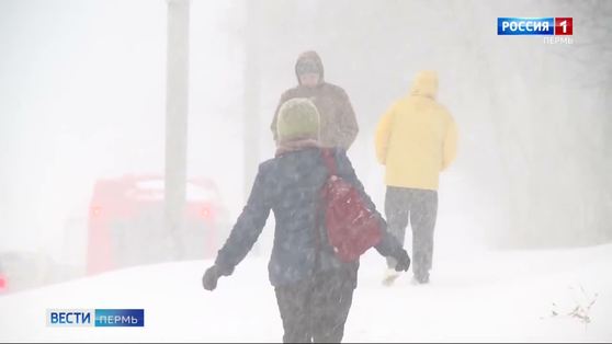 В Прикамье за четыре дня выпала почти месячная норма снега