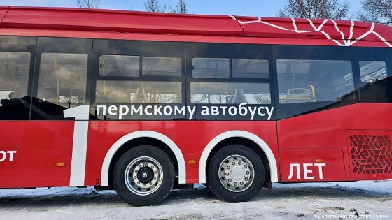 В Перми будет курсировать трёхосный автобус с ливреей в честь 100-летия автобусного движения
