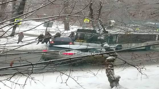 В Перми в ДТП пострадали пассажиры такси - женщина и семилетний ребёнок