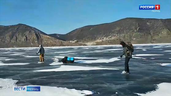 По Байкалу на коньках: подробности экстремального путешествия