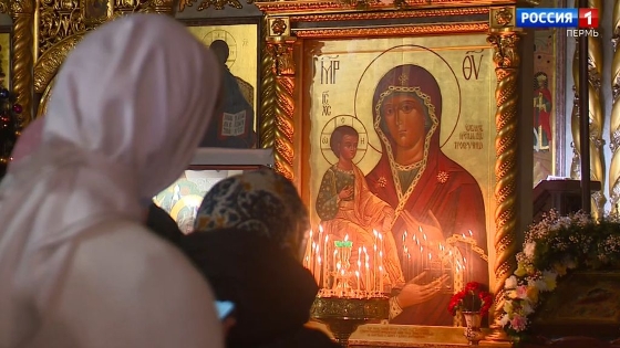 В храмах Пермского края встретили Рождество