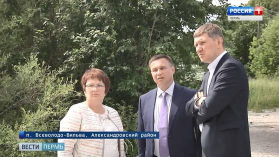 Рабочая поездка губернатора в Александровский район 