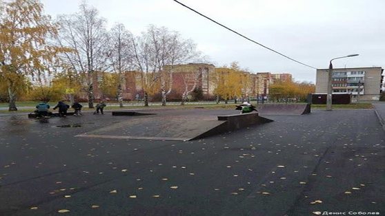 В Перми в микрорайоне Кислотные дачи построена скейтплощадка