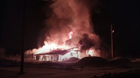 В Суксунском районе на пожаре погиб мужчина