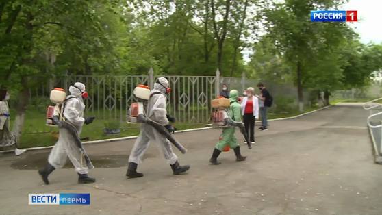 Дым против вируса: в студенческом общежитии провели обработку против COVID-19