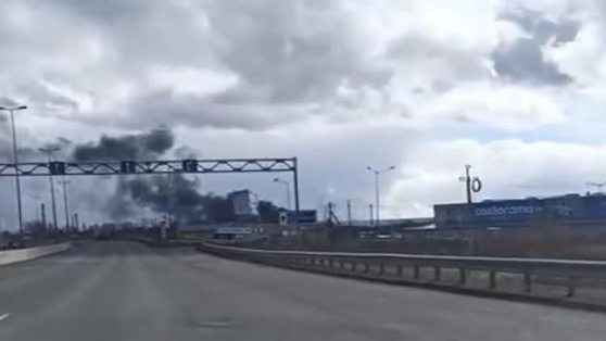 МЧС: при пожаре на ПНОСе никто не пострадал