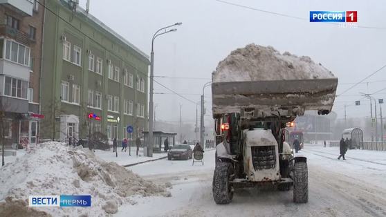 В Перми за выходные вывезли более 24,5 тысяч кубометров снега
