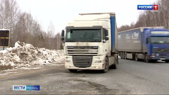 Просушка: грузовикам проезд ограничен